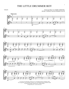 The Little Drummer Boy von Harry Simeone (Download) 