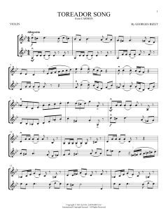 Toreador Song von Georges Bizet (Download) 
