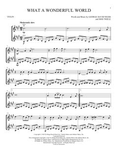 What A Wonderful World von Louis Armstrong (Download) 