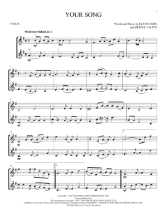 Your Song von Elton John (Download) 