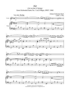Air von Johann Sebastian Bach (Download) 