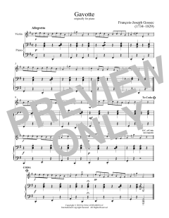 Gavotte von François-Joseph Gossec (Download) 