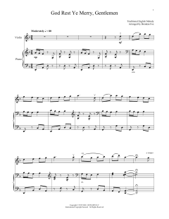 God Rest Ye Merry, Gentlemen von Traditional English Carol (Download) 