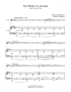 Not While I'm Around von Stephen Sondheim (Download) 