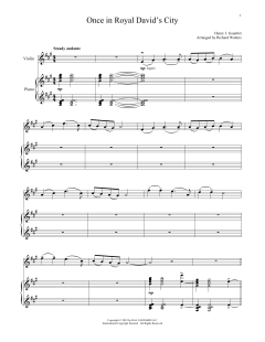 Once In Royal David's City von Cecil Frances Alexander (Download) 