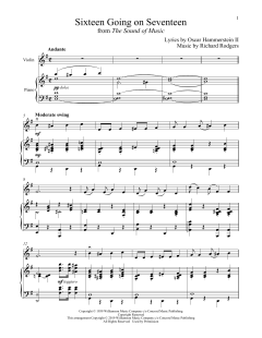 Sixteen Going On Seventeen von Richard Rodgers (Download) 