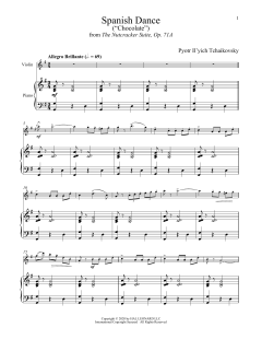 Spanish Dance von Pyotr Il'yich Tchaikovsky (Download) 