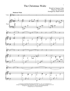 The Christmas Waltz von Jule Styne (Download) 
