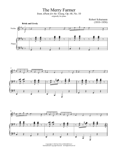 The Happy Farmer von Robert Schumann (Download) 