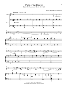 Waltz Of The Flowers, Op. 71a von Pyotr Il'yich Tchaikovsky (Download) 