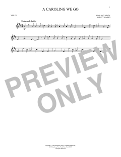 A Caroling We Go von Johnny Marks (Download) 