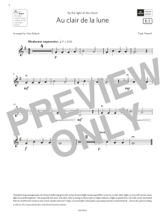 Au clair de la lune von Trad. French (Download) 