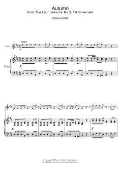 Autumn von Antonio Vivaldi (Download) 