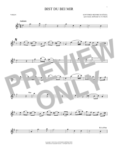 Bist du bei mir von Johann Sebastian Bach (Download) 