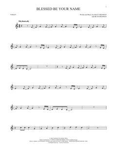 Blessed Be Your Name von Matt Redman (Download) 