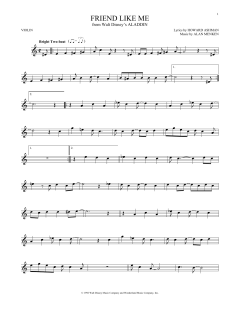 Friend Like Me von Alan Menken (Download) 
