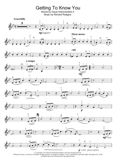 Getting To Know You von Richard Rodgers (Download) 