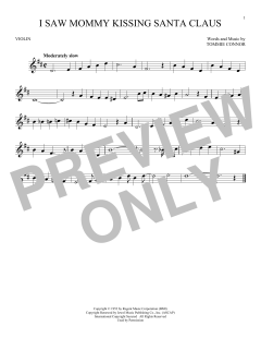 I Saw Mommy Kissing Santa Claus von Tommie Connor (Download) 