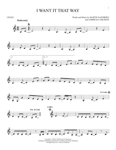 I Want It That Way von Backstreet Boys (Download) 