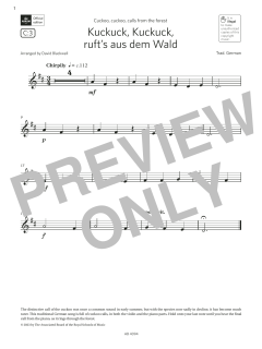 Kuckuck, Kuckuck, ruft's aus dem Wald von Trad. German (Download) 