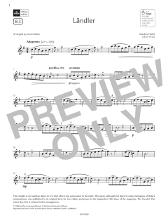 Ländler von Gustav Holst (Download) 