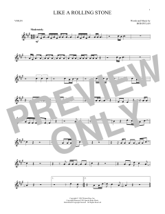 Like A Rolling Stone von Bob Dylan (Download) 