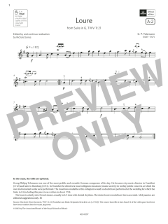 Loure von G. P. Telemann (Download) 