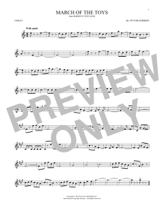 March Of The Toys von Victor Herbert (Download) 
