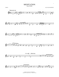 Meditation von Jules Massenet (Download) 