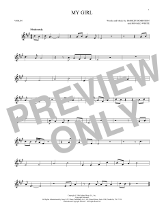 My Girl von Smokey Robinson (Download) 