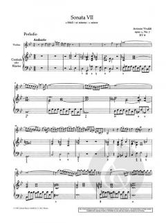 12 Sonaten op. 2 Heft 2 von Antonio Vivaldi 