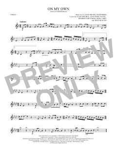 On My Own von Alain Boublil (Download) 