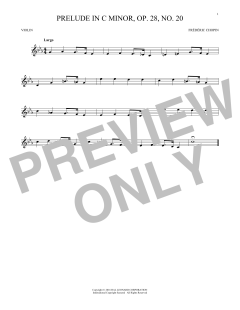 Prelude, Op. 28, No. 20 von Frédéric Chopin (Download) 