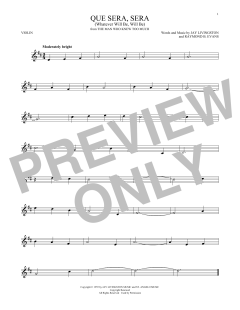 Que Sera, Sera von Doris Day (Download) 