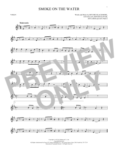 Smoke On The Water von Deep Purple (Download) 