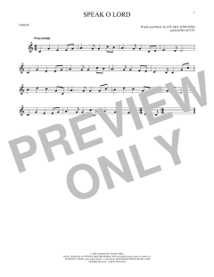 Speak O Lord von Keith Getty (Download) 