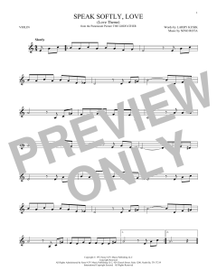 Speak Softly, Love von Andy Williams (Download) 