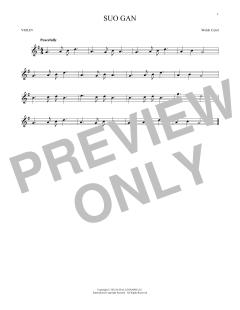 Suo Gan von Welsh carol (Download) 