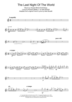 The Last Night Of The World von Alain Boublil (Download) 