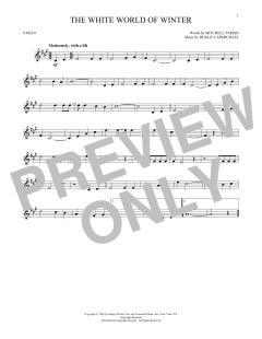 The White World Of Winter von Hoagy Carmichael (Download) 