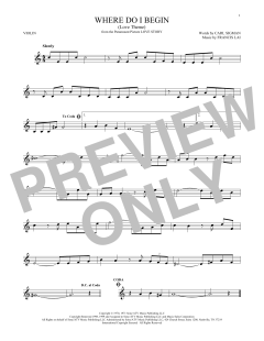 Where Do I Begin von Andy Williams (Download) 