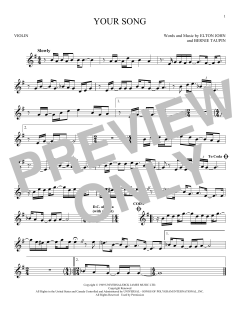 Your Song von Elton John (Download) 