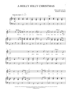 A Holly Jolly Christmas von Johnny Marks (Download) 