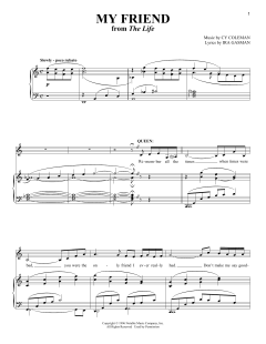 My Friend von Cy Coleman (Download) 