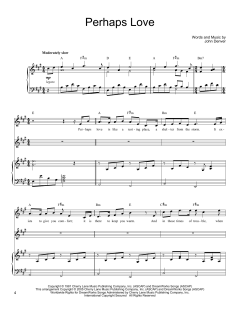 Perhaps Love von Donald Sosin (Download) 