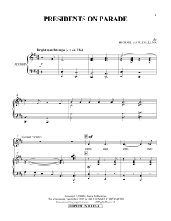 Presidents On Parade von Jill Gallina (Download) 