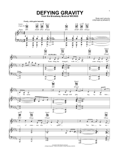 Defying Gravity von Stephen Schwartz (Download) 