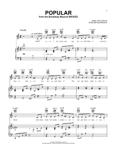 Popular von Stephen Schwartz (Download) 