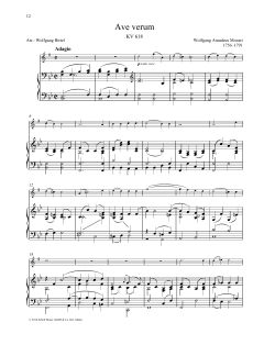 Ave Verum von Wolfgang Amadeus Mozart (Download) 
