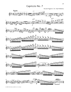 Capriccio No. 7 von Niccolò Paganini (Download) 